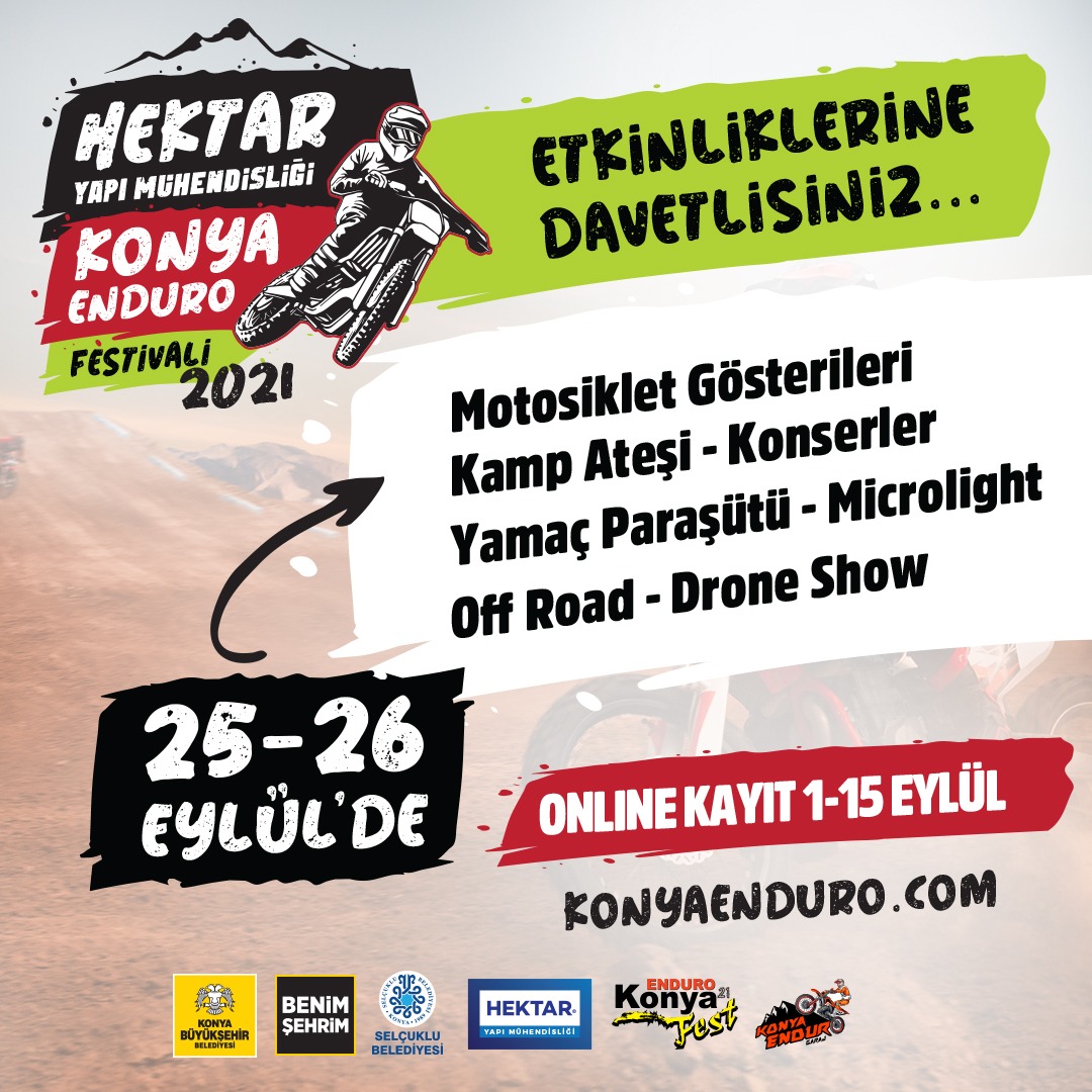 Athletes Participating in the 2021 Konya Enduro Festival