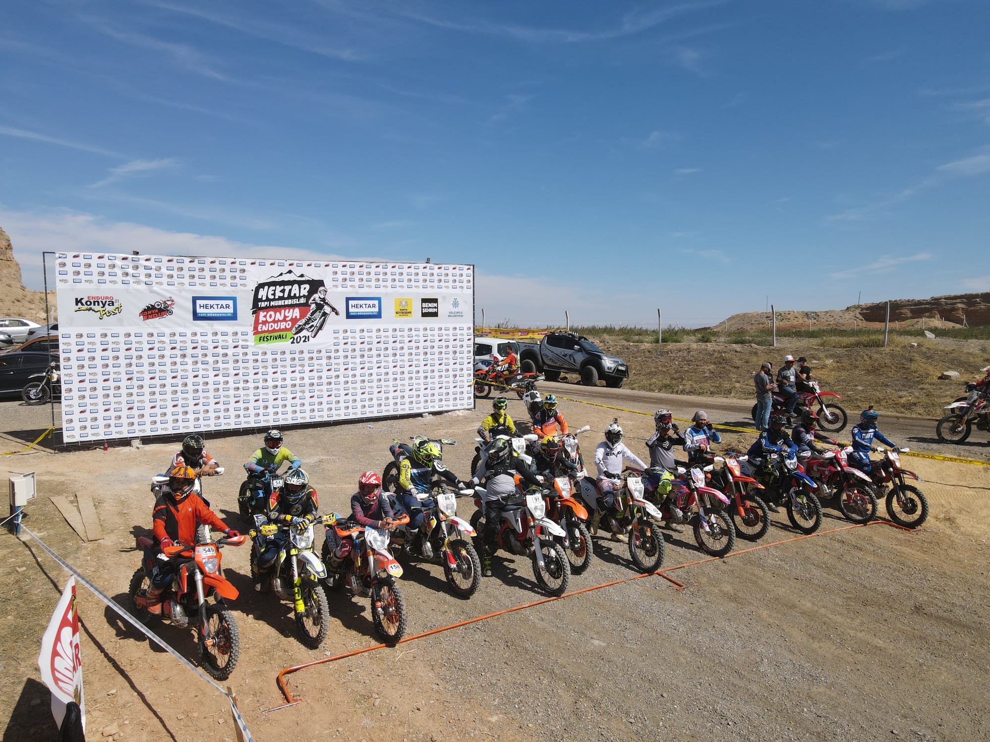 Athletes Participating in the 2021 Konya Enduro Festival
